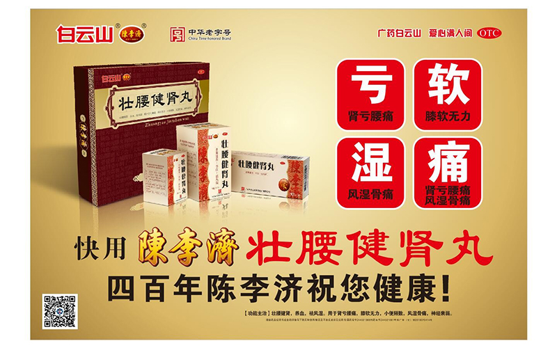 重磅!陈李济壮腰健肾丸再获补益类“中国药店店员推荐率最高品牌 重磅!陈李济壮腰健肾丸再获补益类“中国药店店员推荐率最高品牌